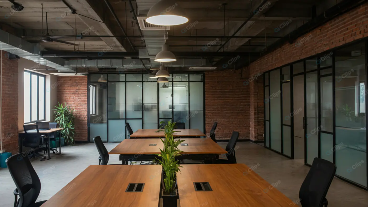 Industrial Chic Coworking Space