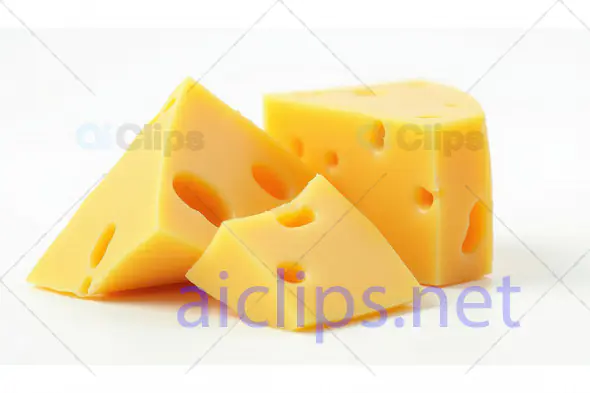 Sliced Swiss Cheese with Holes