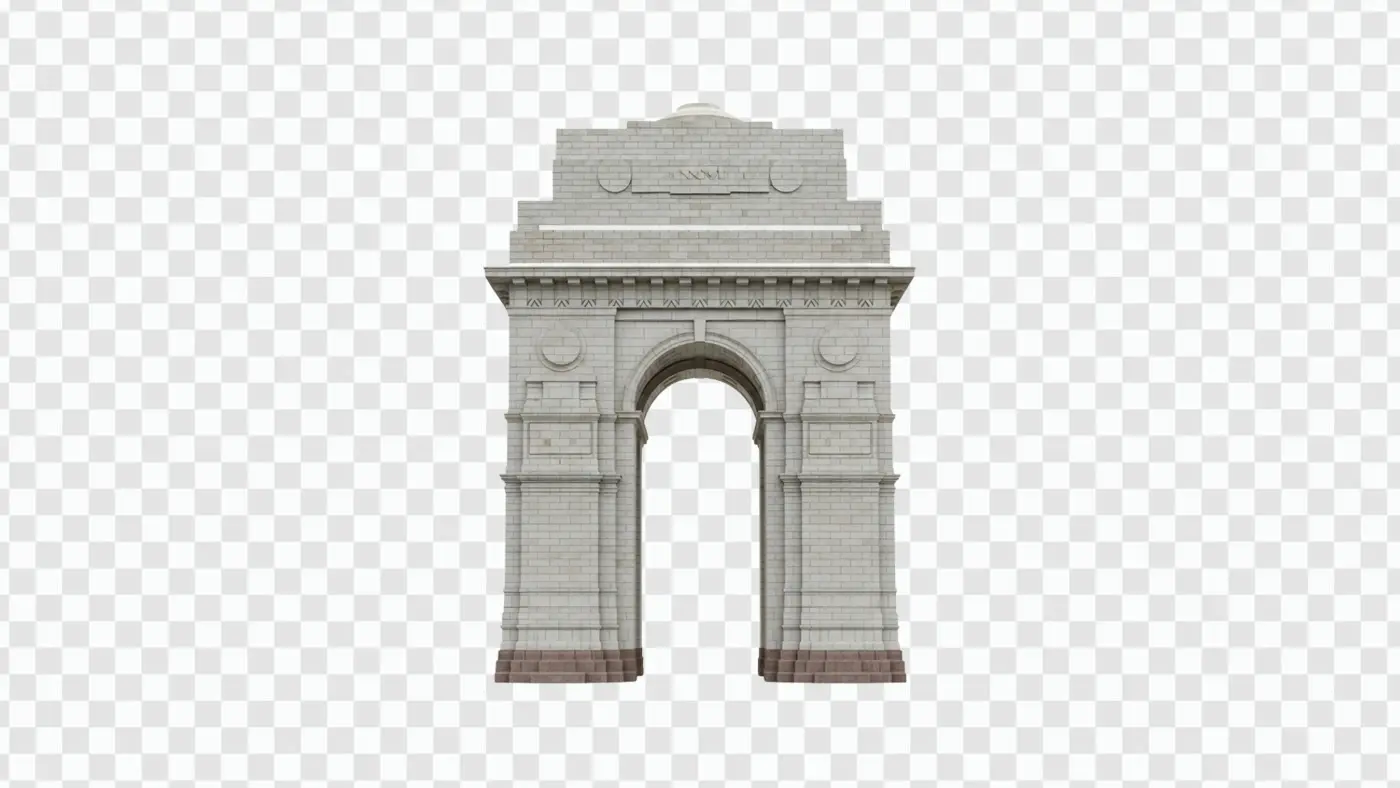 Iconic India Gate War Memorial New Delhi PNG Clipart