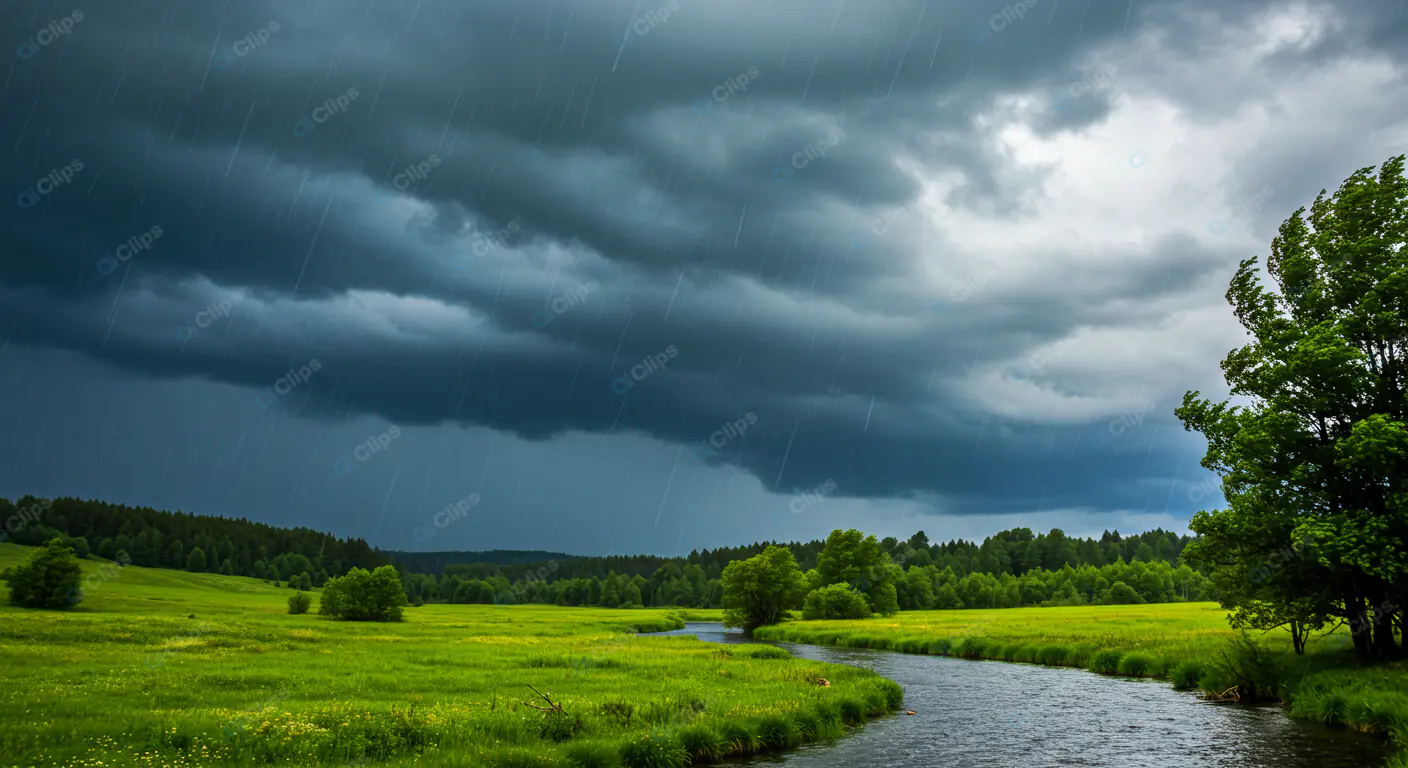 Stormy River Meadow