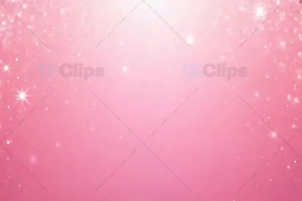 Pink Glittering Sparkles and Stars Background
