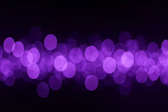 Luminous Purple Bokeh Cascade