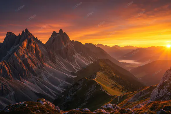 Alpine Majesty at Dawn