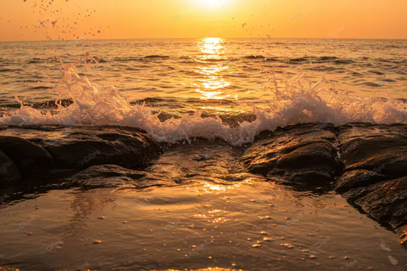 Sunset Surf Splash