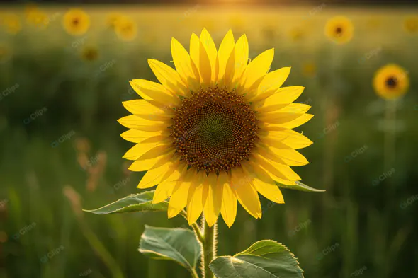 Radiant Sunflower Close-up