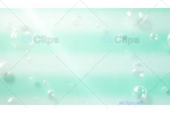 Soft Aqua Bubbles on Pastel Background – Minimalist Design