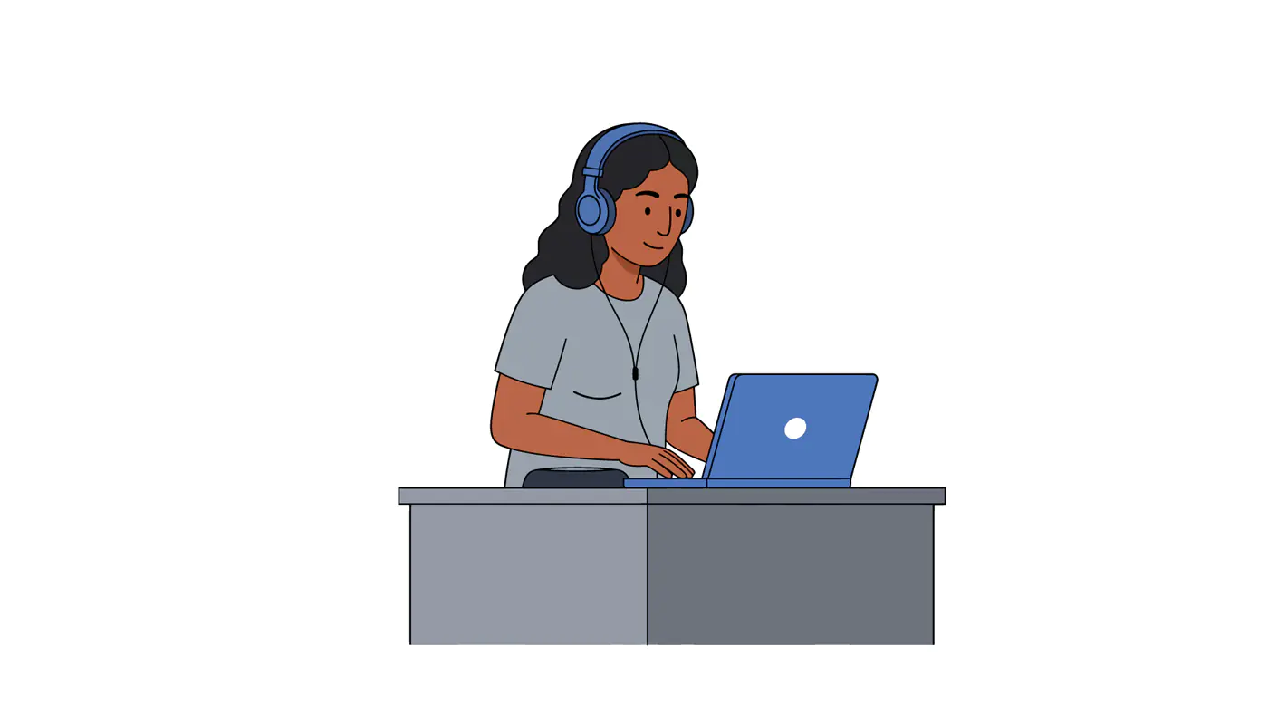 Modern Workplace Productivity Vector