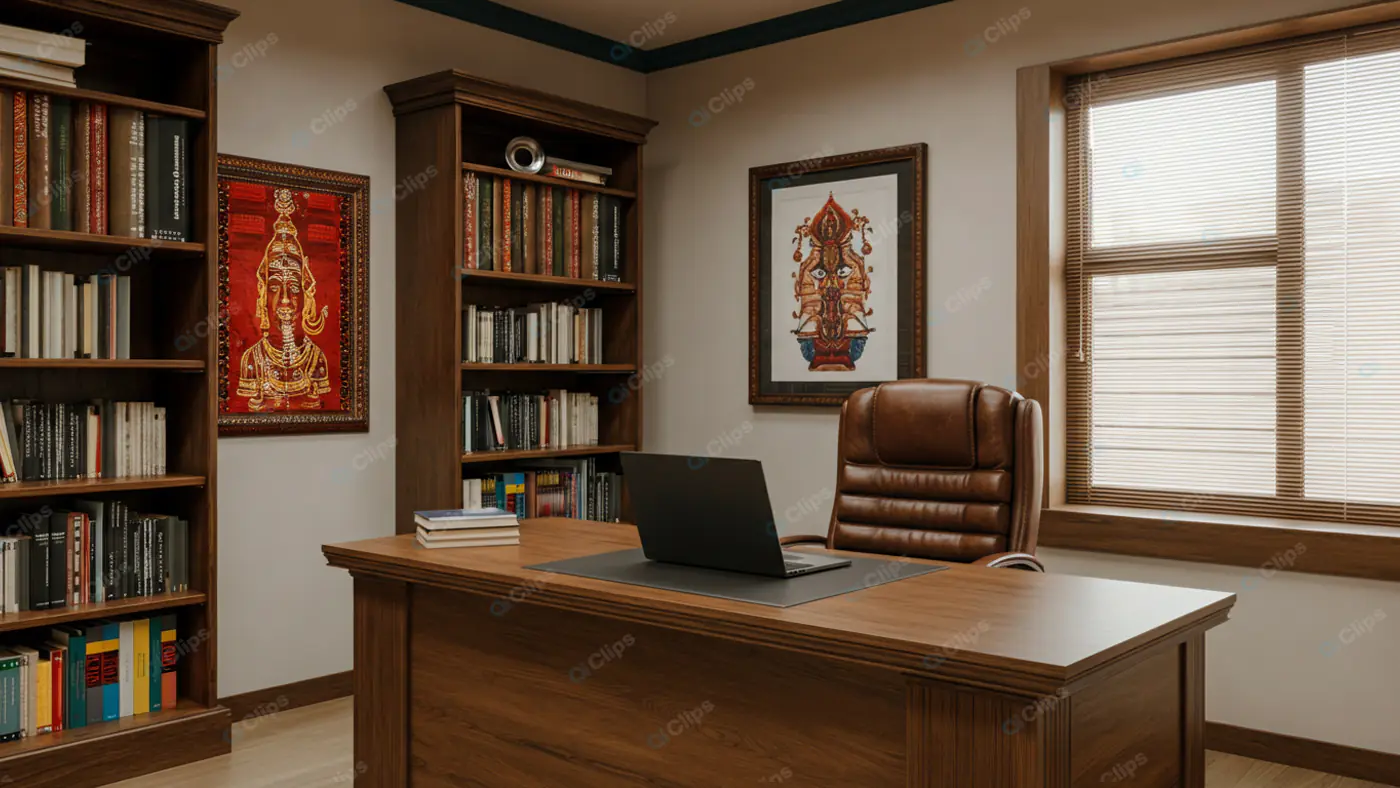Sophisticated Scholar's Sanctuary