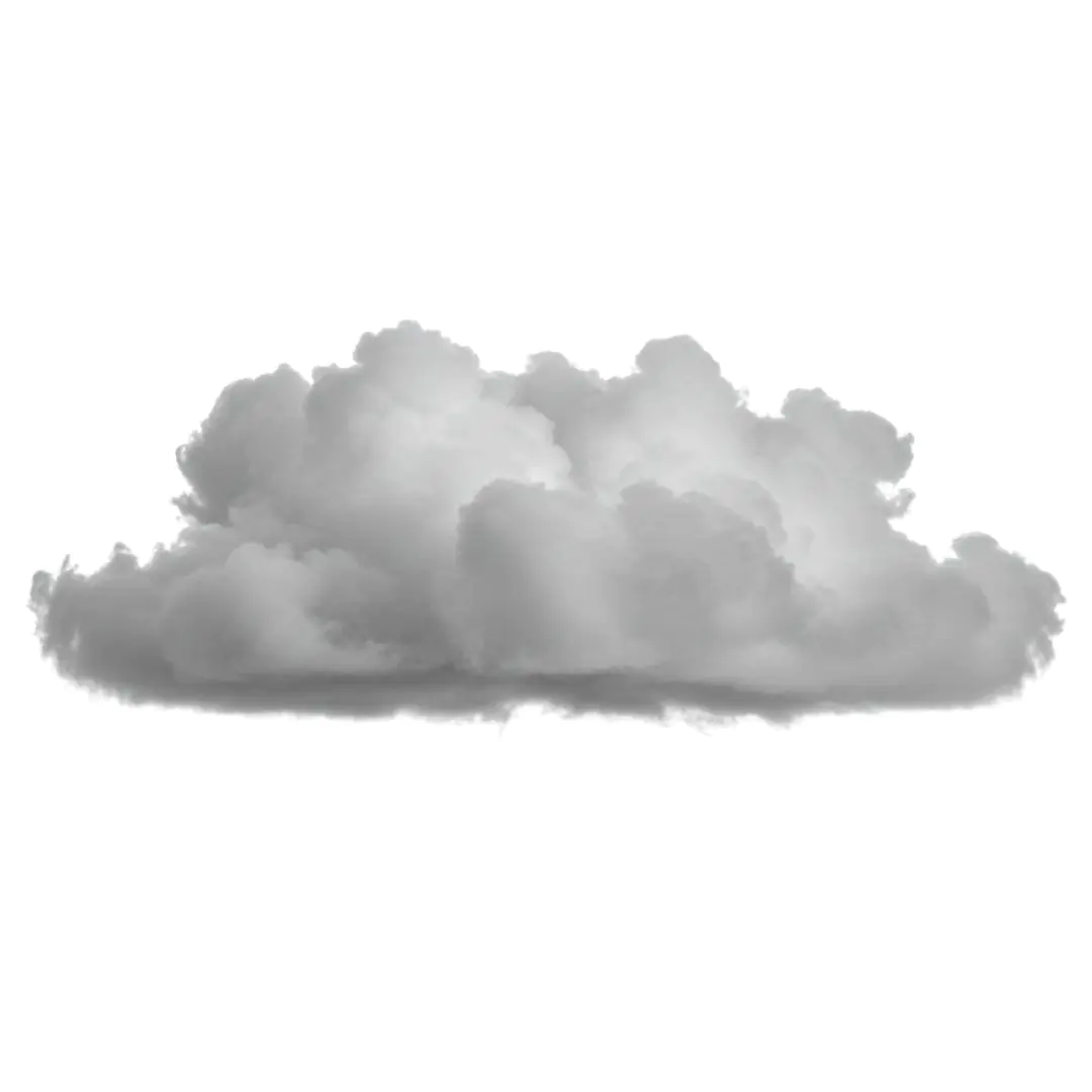 Realistic Gray Cloud Formation Atmospheric PNG Clipart