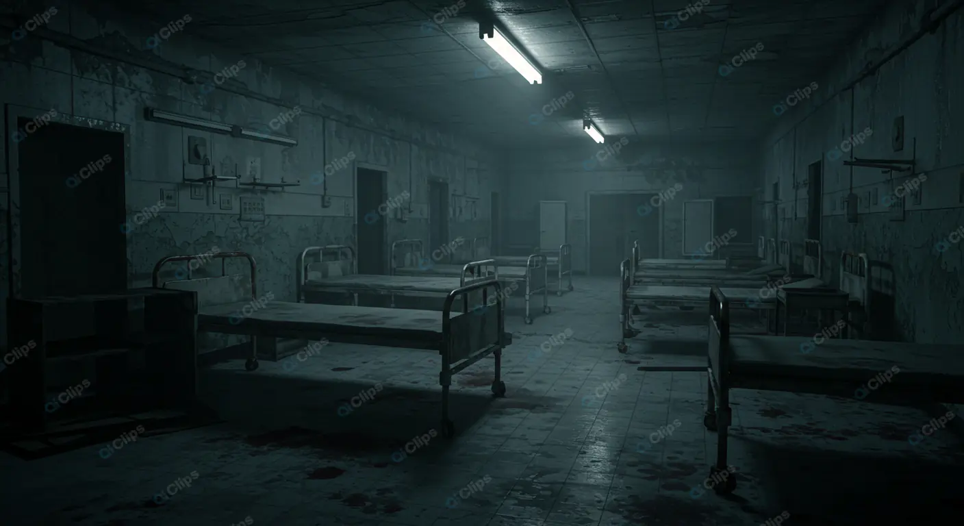 Eerie Abandoned Hospital Ward