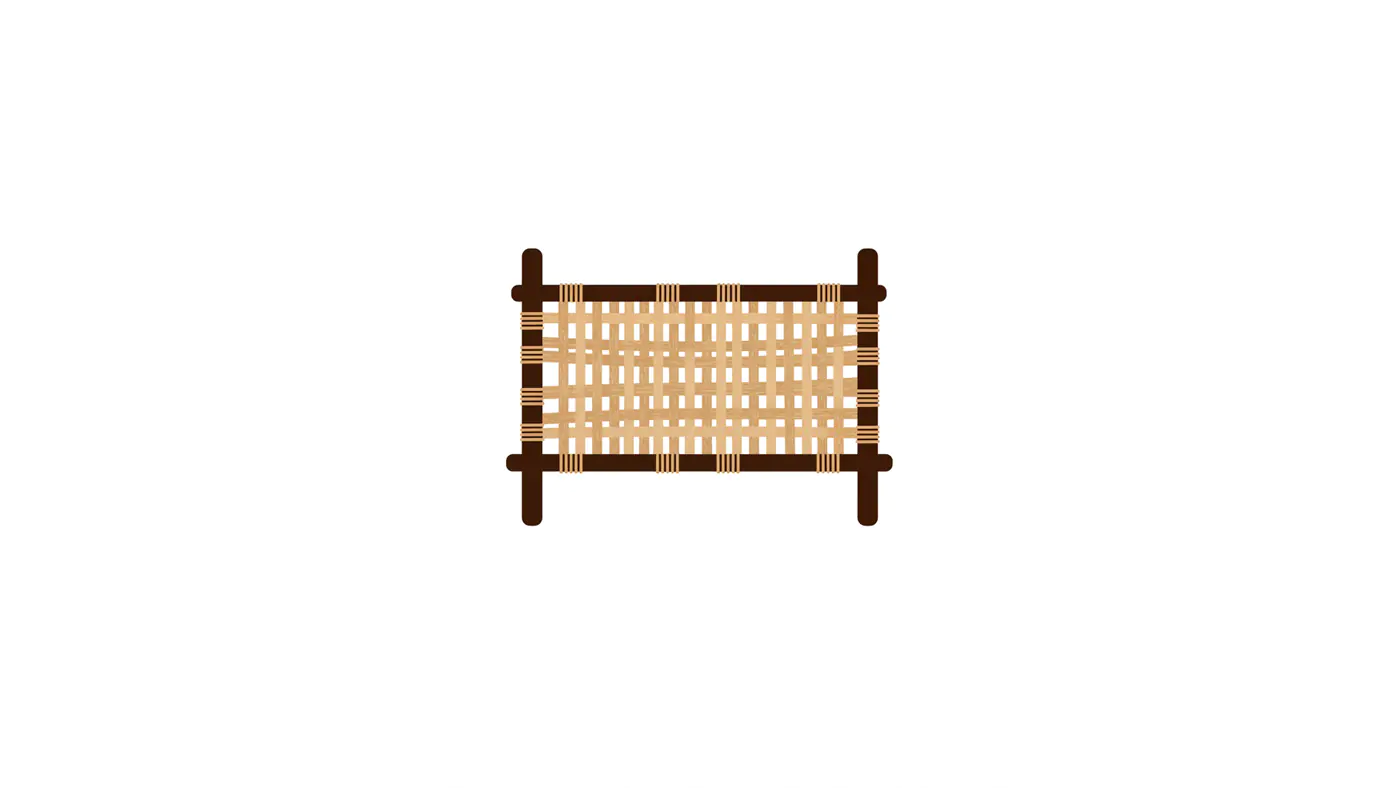 Woven Charpai Vector
