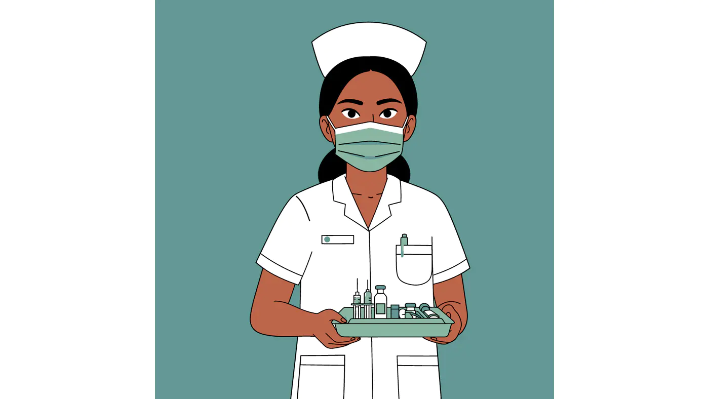 Healthcare Professional Vector Illustration