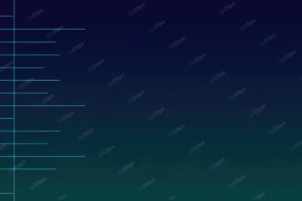 Luminous Teal Grid Horizon