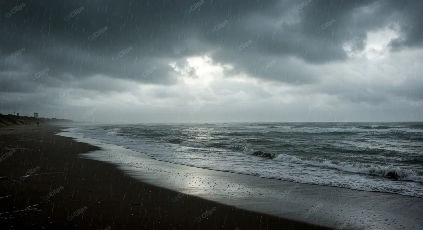 Stormy Seaside Tempest