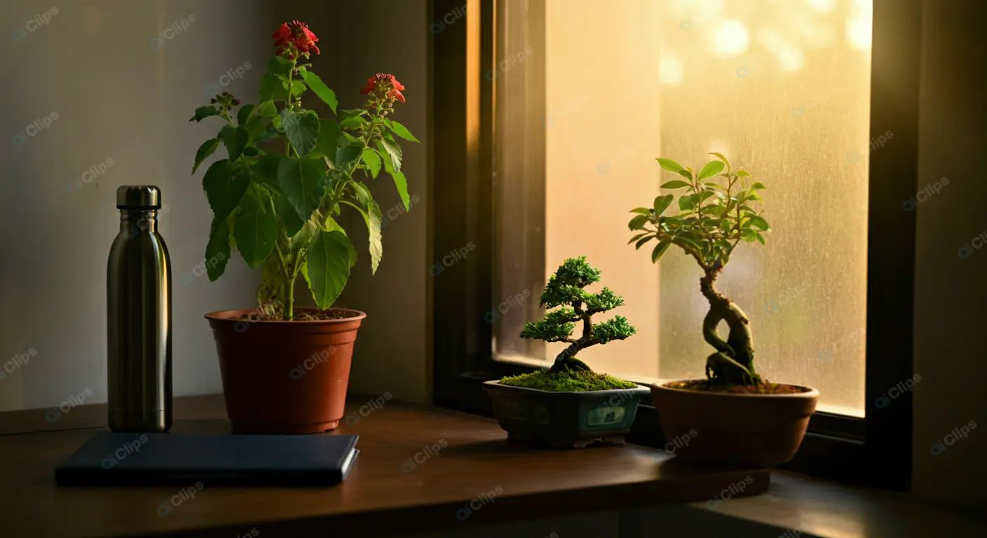 Zen Windowsill Garden