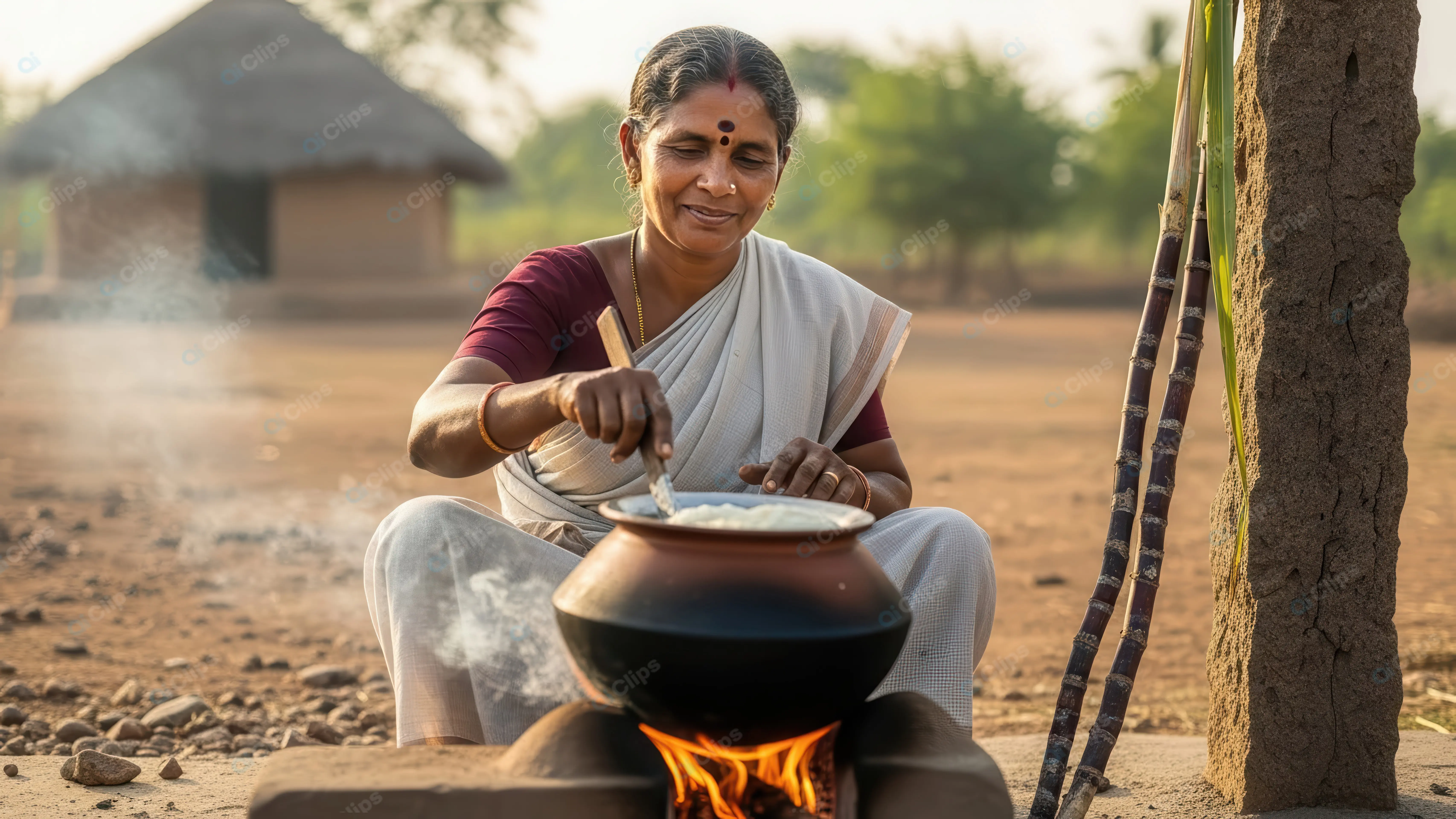 Traditional Harvest Festival Cooking