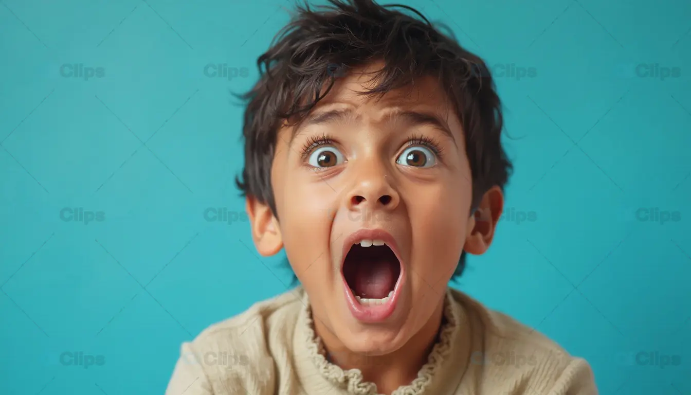 Surprised Child Expression