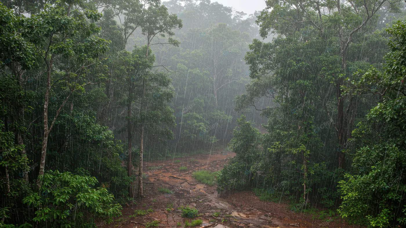 Tropical Rainforest Downpour