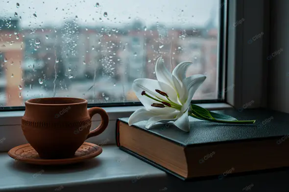 Tranquil Rainy Day Reading Retreat