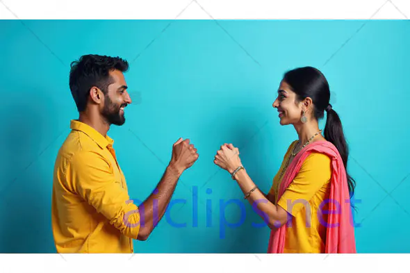 Couple Fist Bump Celebration