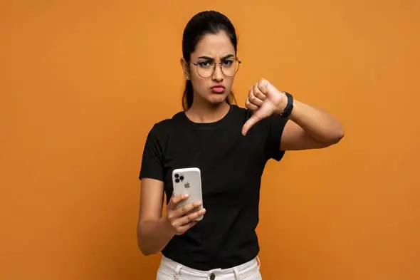 Frustrated User's Digital Disappointment