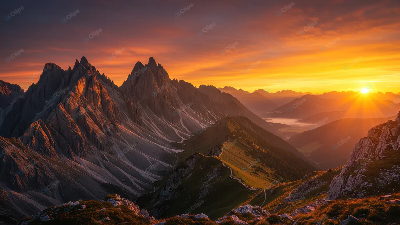 Alpine Majesty at Dawn