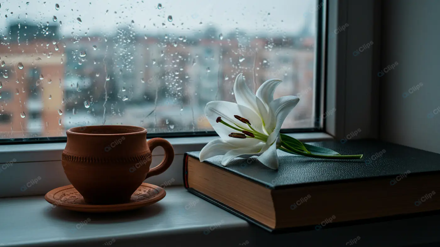 Tranquil Rainy Day Reading Retreat