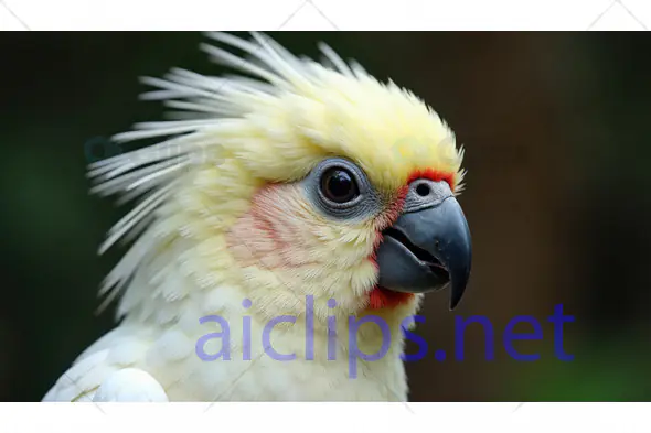 Close-Up of Yellow-Crested Cockatoo