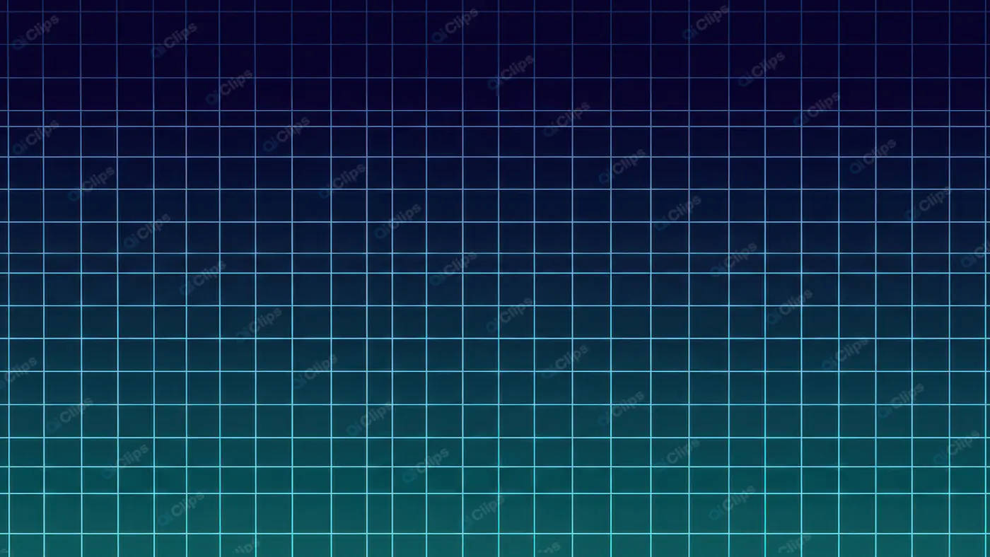 Midnight Aqua Grid Gradient