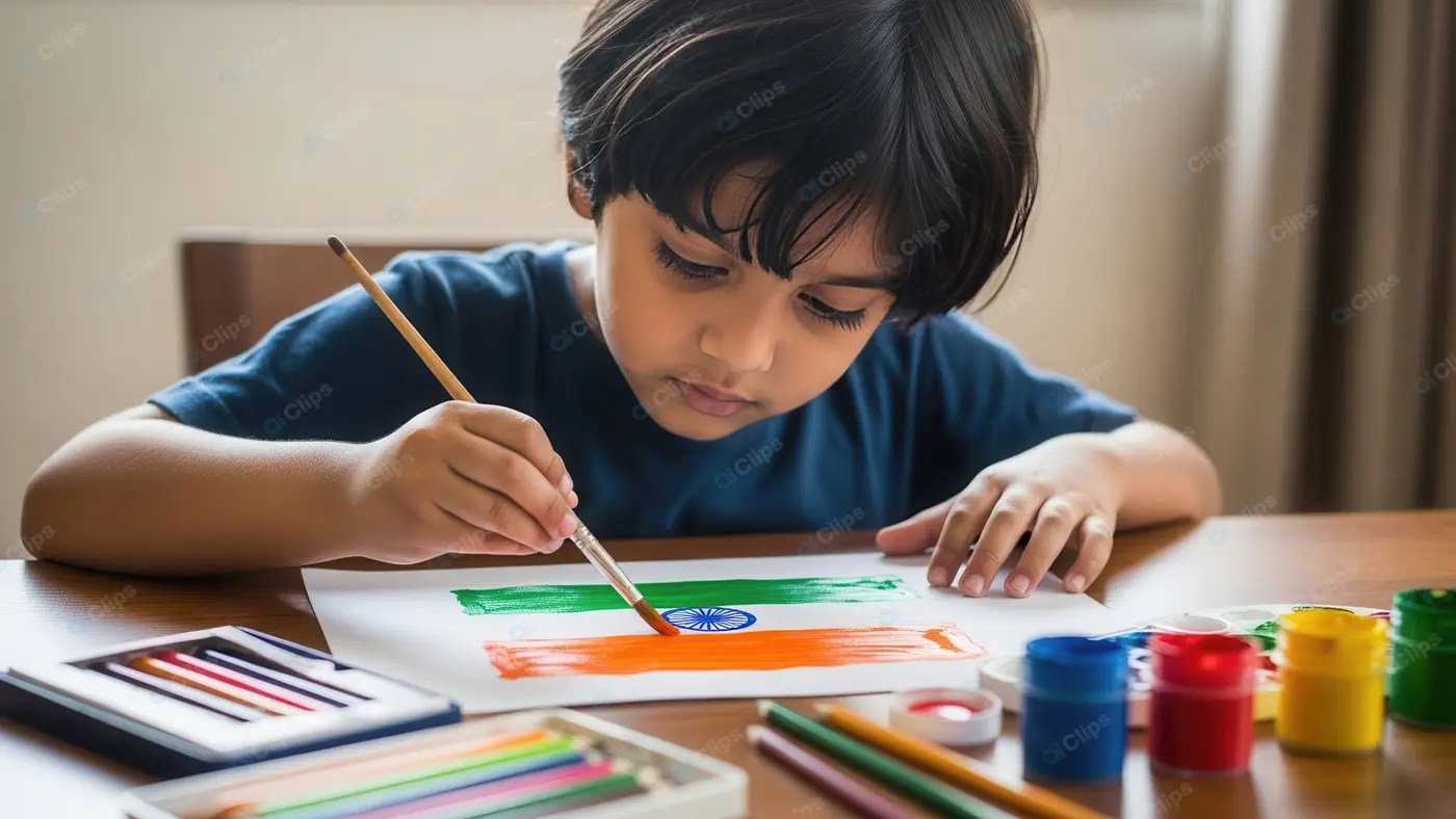 Childs Creative Patriotism