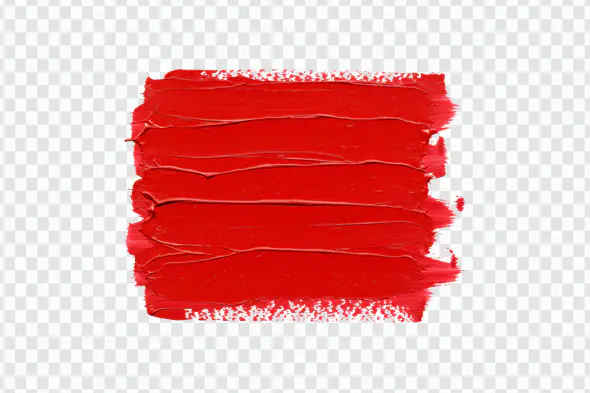Vivid Red Paint Strokes Texture PNG Clipart