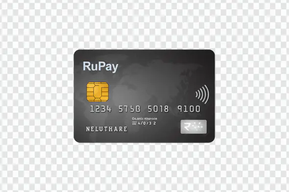 RuPay Contactless Credit Card PNG Clipart