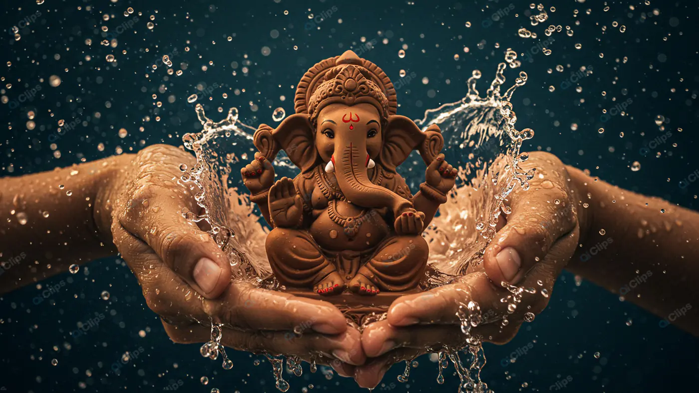 Divine Ganesha Water Blessing