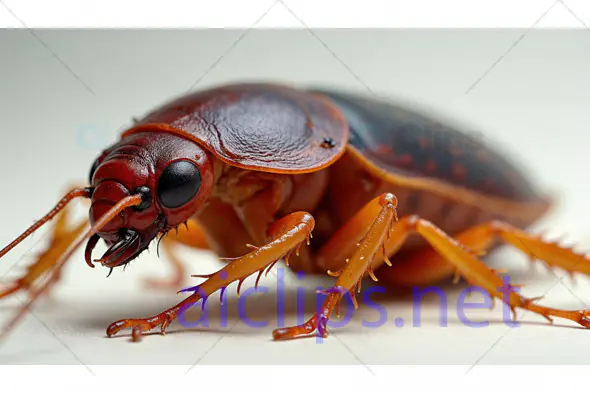 Macro Close-Up of Cockroach