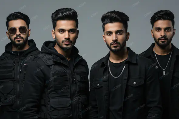 Urban Quartet: Monochrome Masculinity