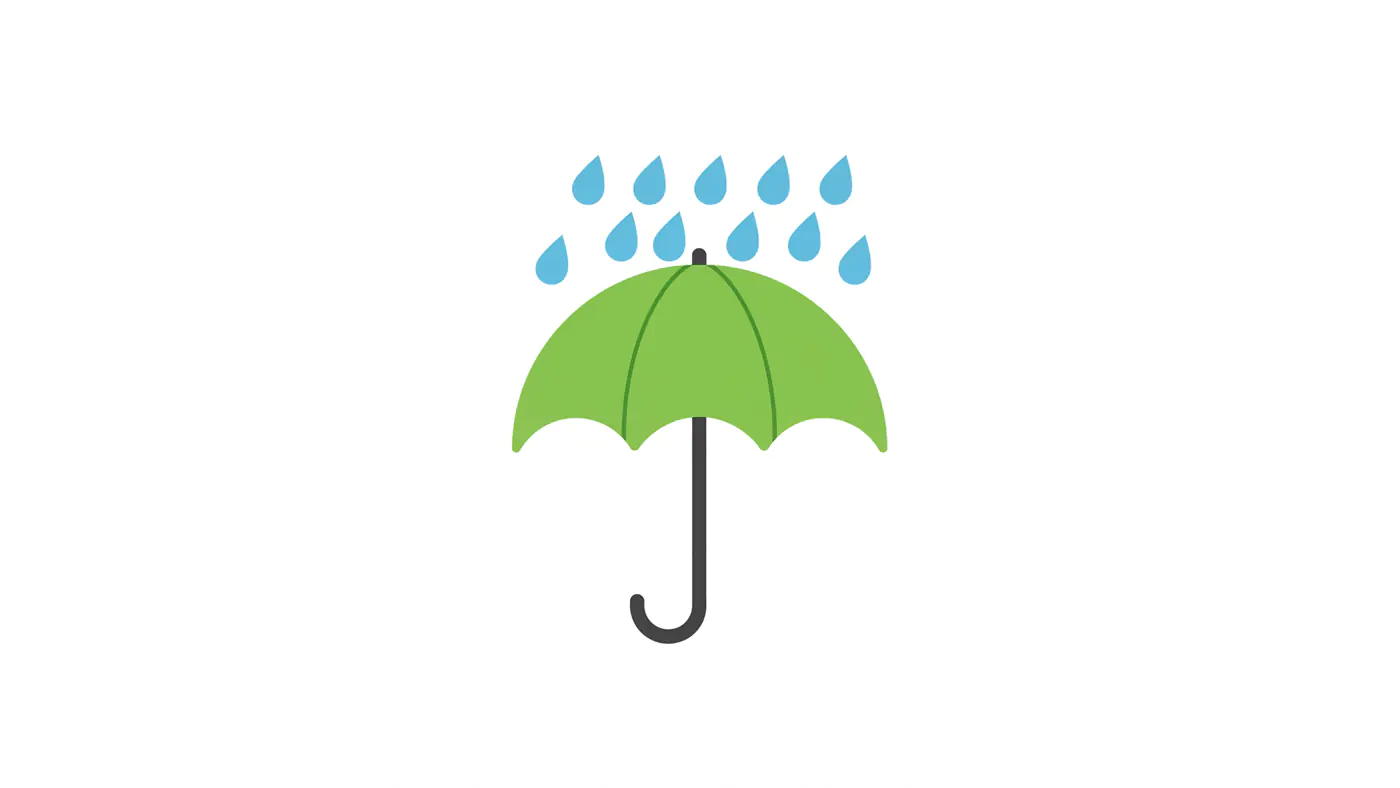 Rainy Day Umbrella Icon