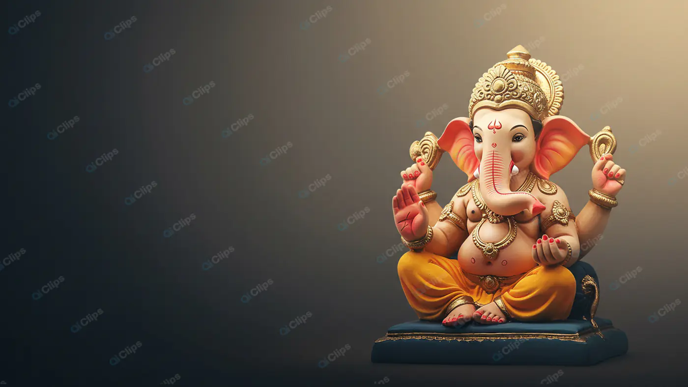 Ganesha: Radiant Idol of Prosperity
