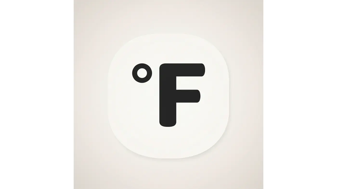 Fahrenheit Temperature Icon