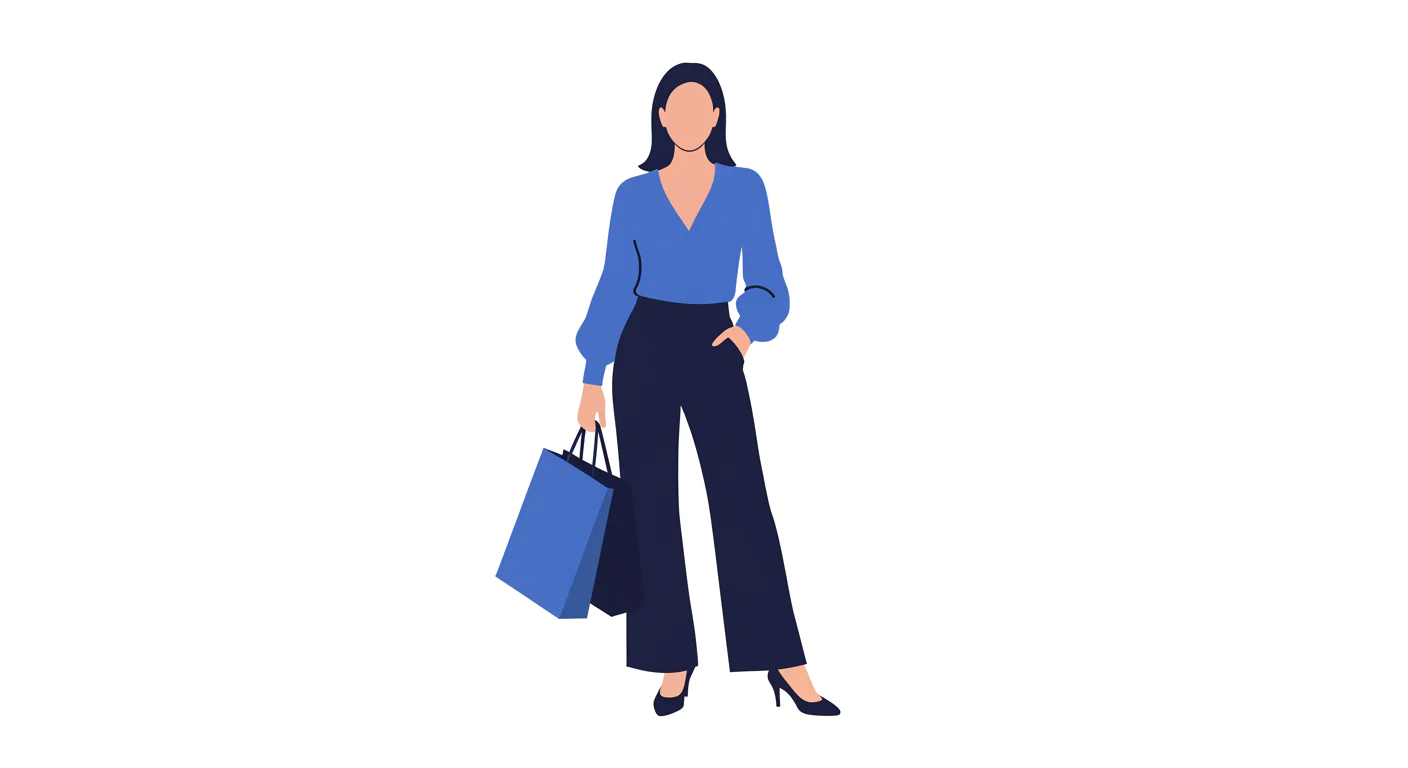 Elegant Shopper Vector Design