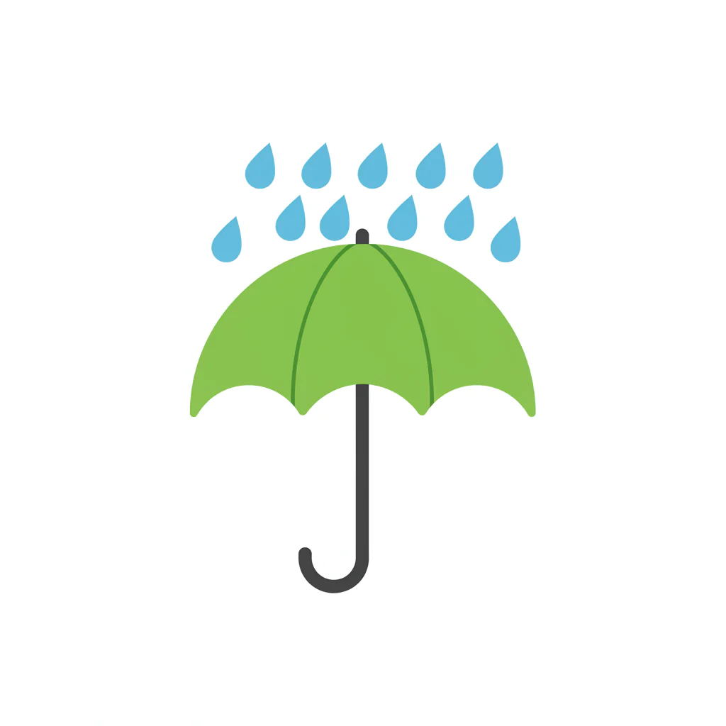 Rainy Day Umbrella Icon