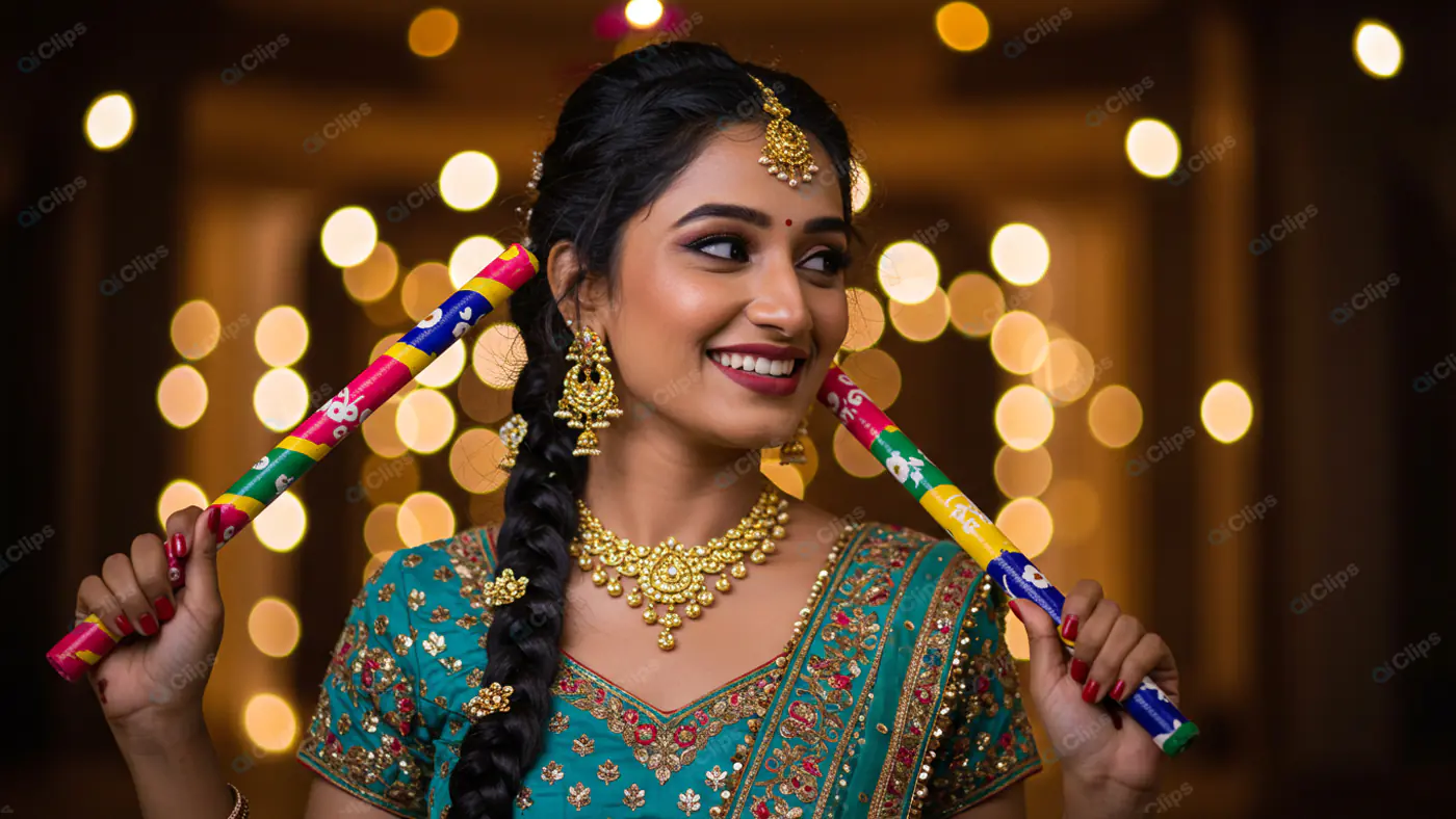 Radiant Indian Bride in Traditional Attire