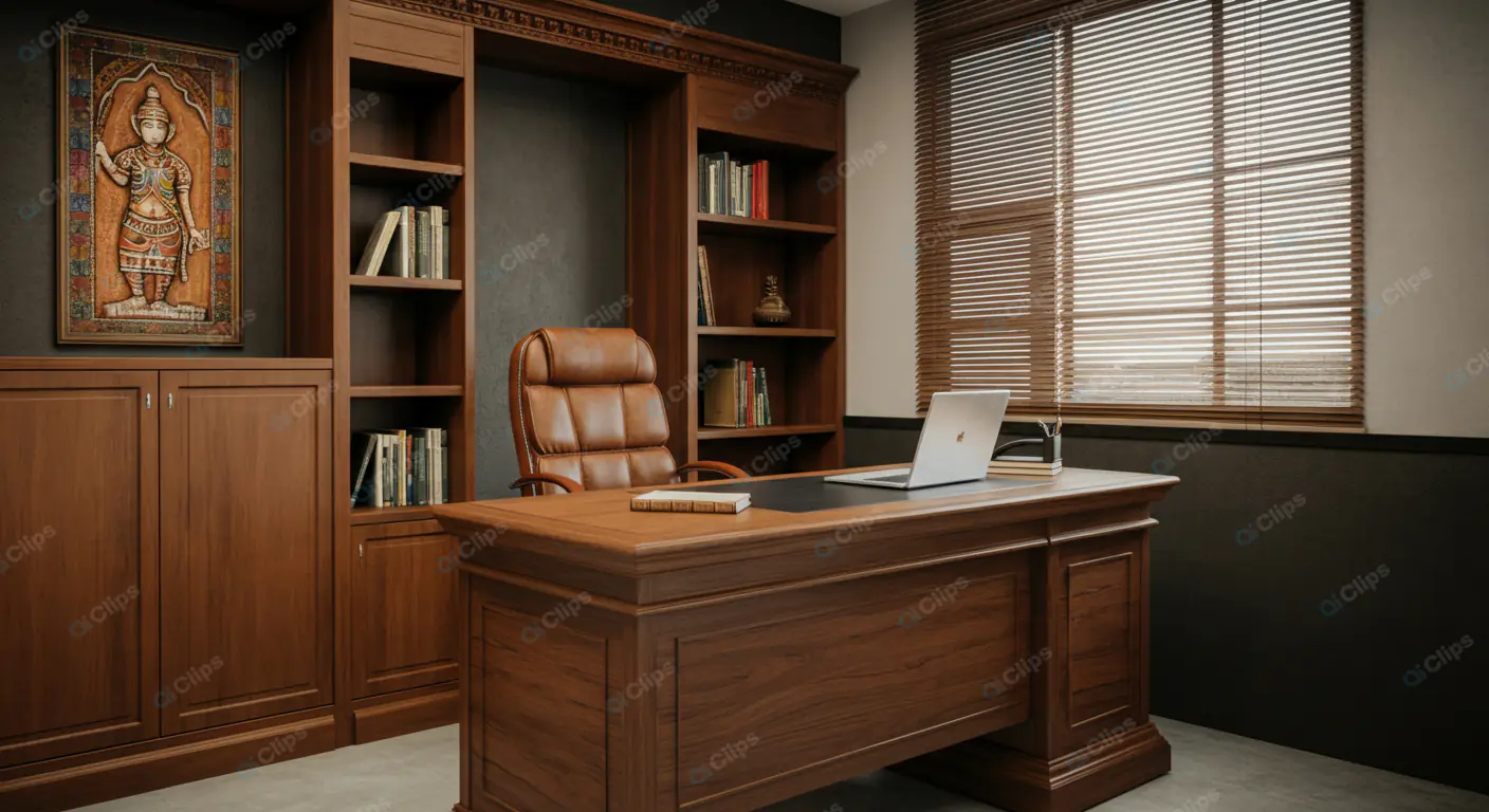 Elegant Executive Office Interior