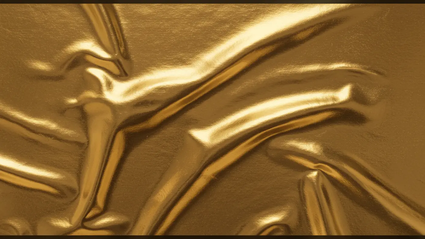 Molten Gold Drapery Texture | Indian Royal Abstract Background