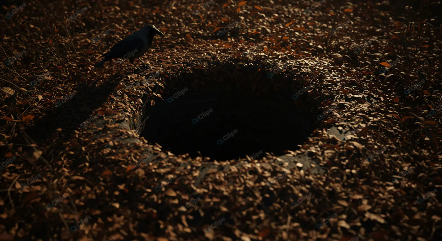 Mysterious Forest Floor Hollow