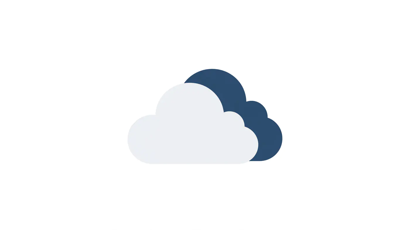 Dual-Tone Cloud Icon