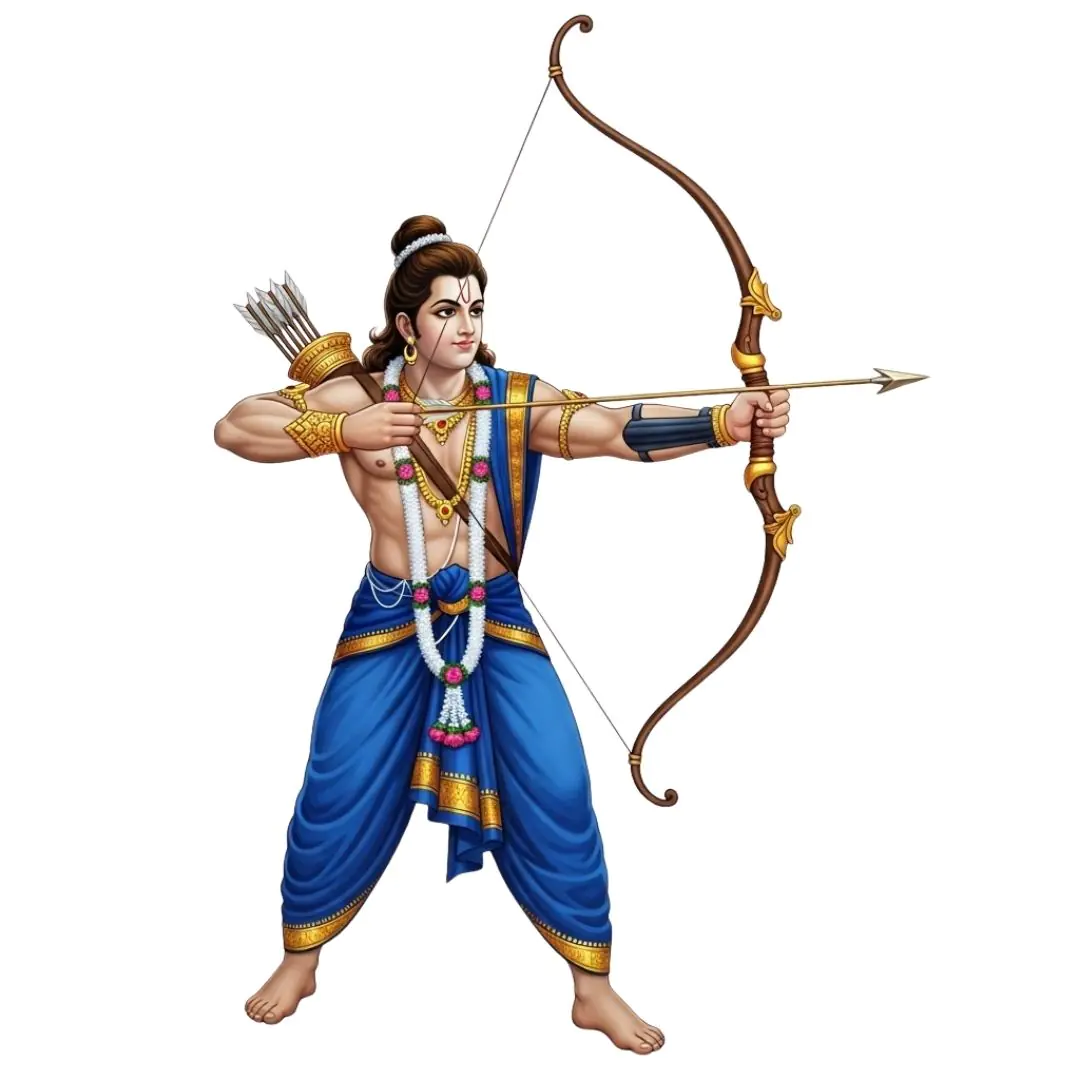 Shri Ram Divine Archer PNGs