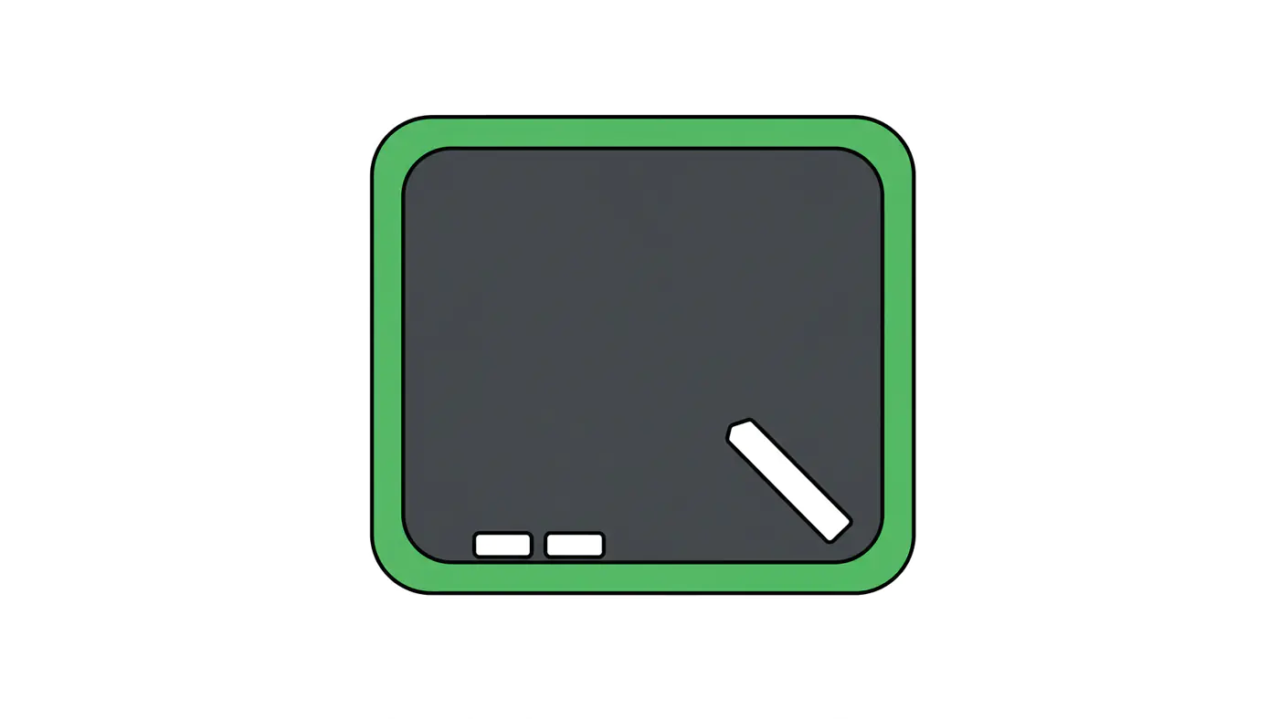 Minimalist Chalkboard Icon