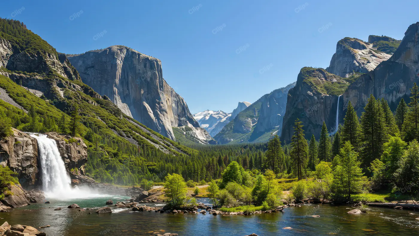Majestic Yosemite Valley Vista