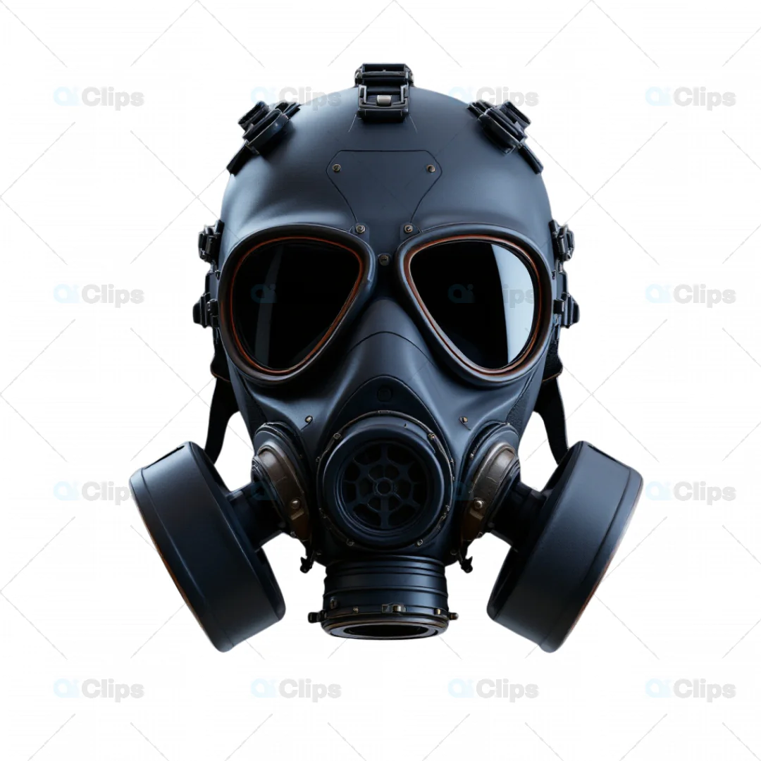 3D Advanced Tactical Gas Mask with Dual Filtration
