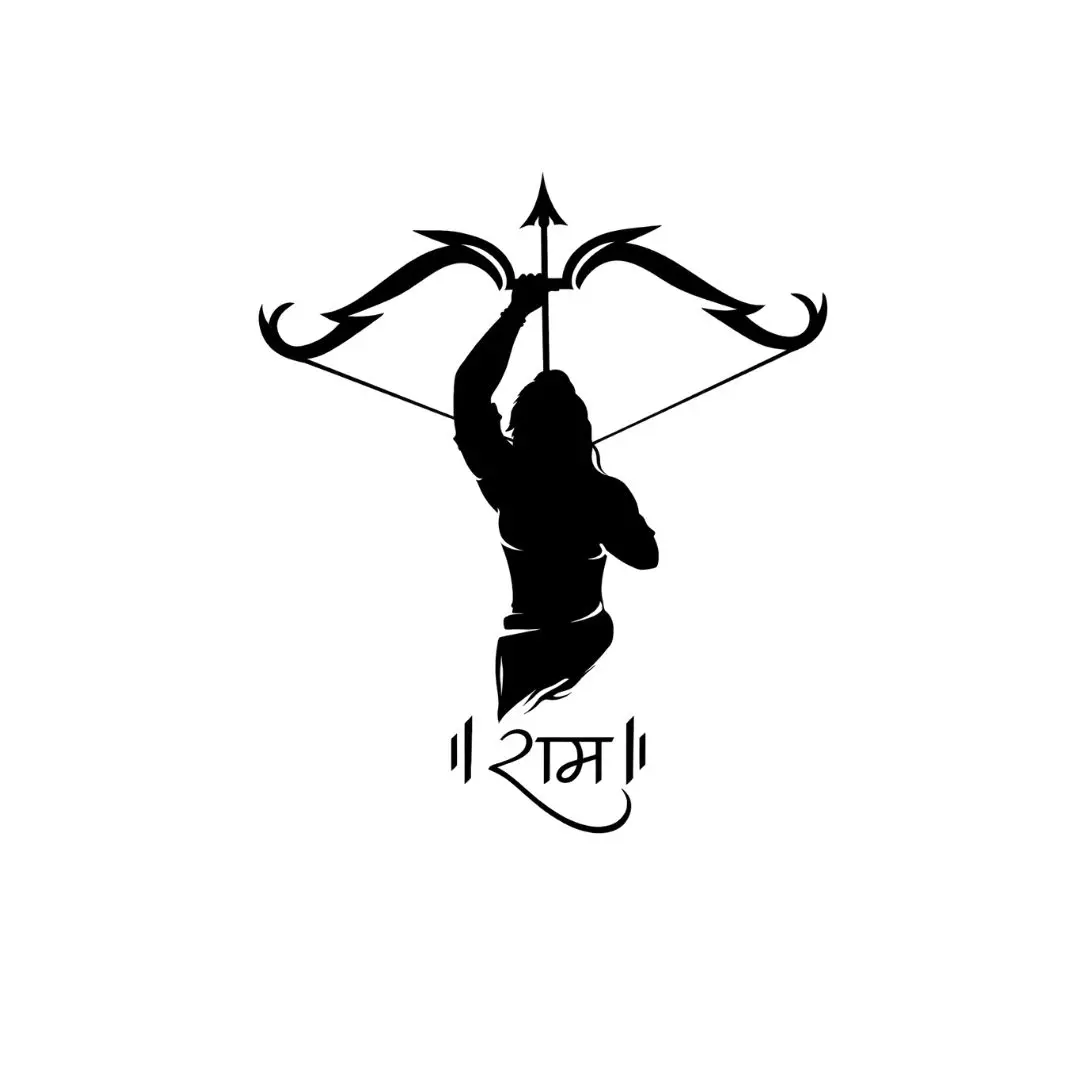 Majestic Chhatrapati Shivaji Maharaj Calligraphy Silhouette PNG Clipart